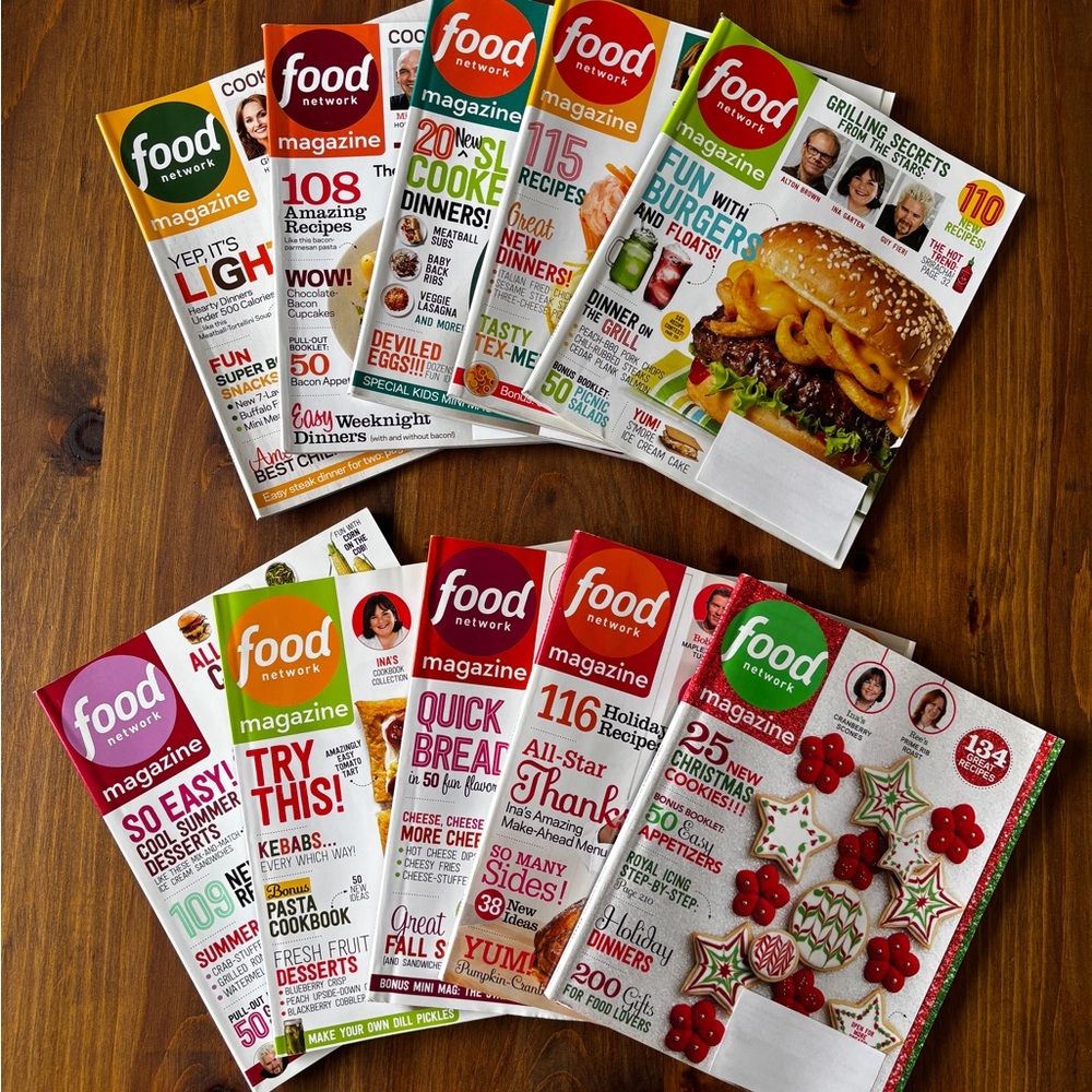Food Network Magazine Bundle Year 2014